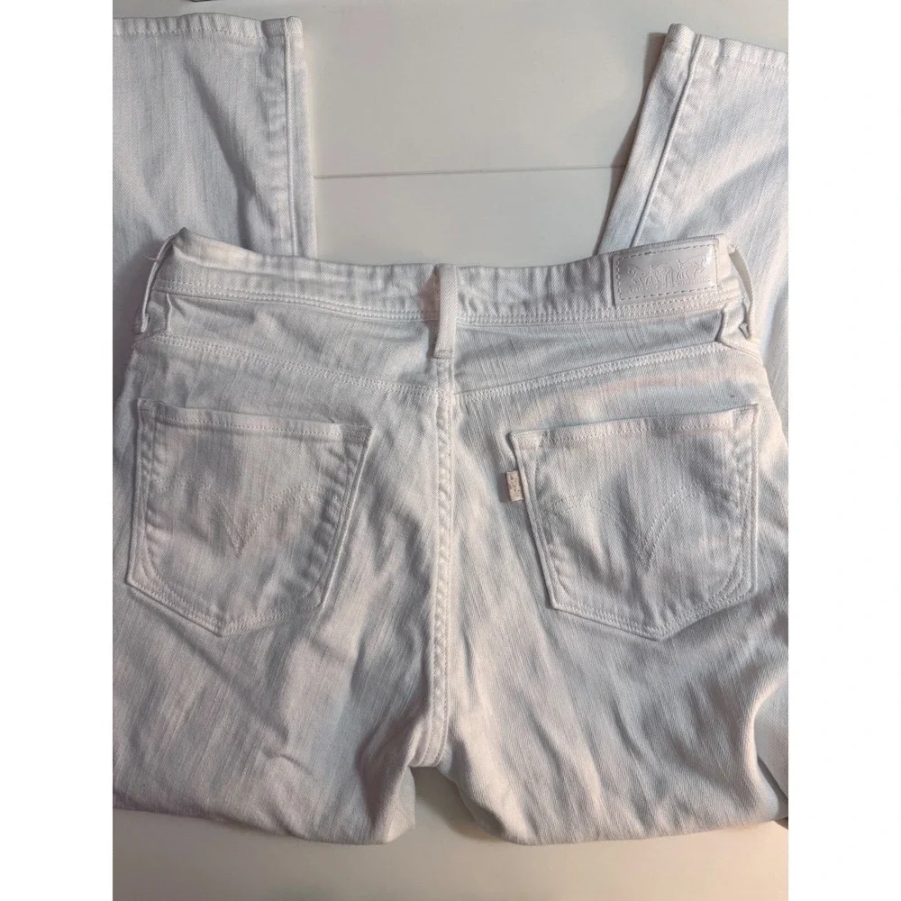Levi's Women Jeans White Mid Rise Skinny 4 W27